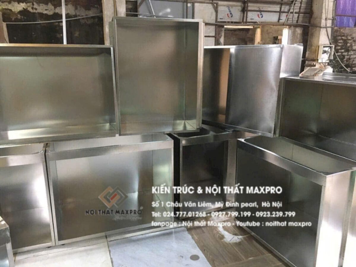 Kệ Inox Trong Tủ Bếp