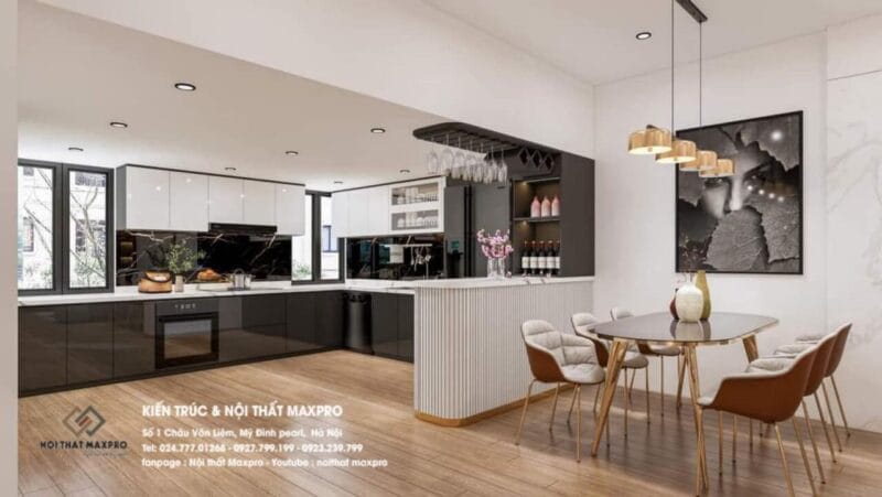 Tủ Bếp Inox Cánh Nhựa